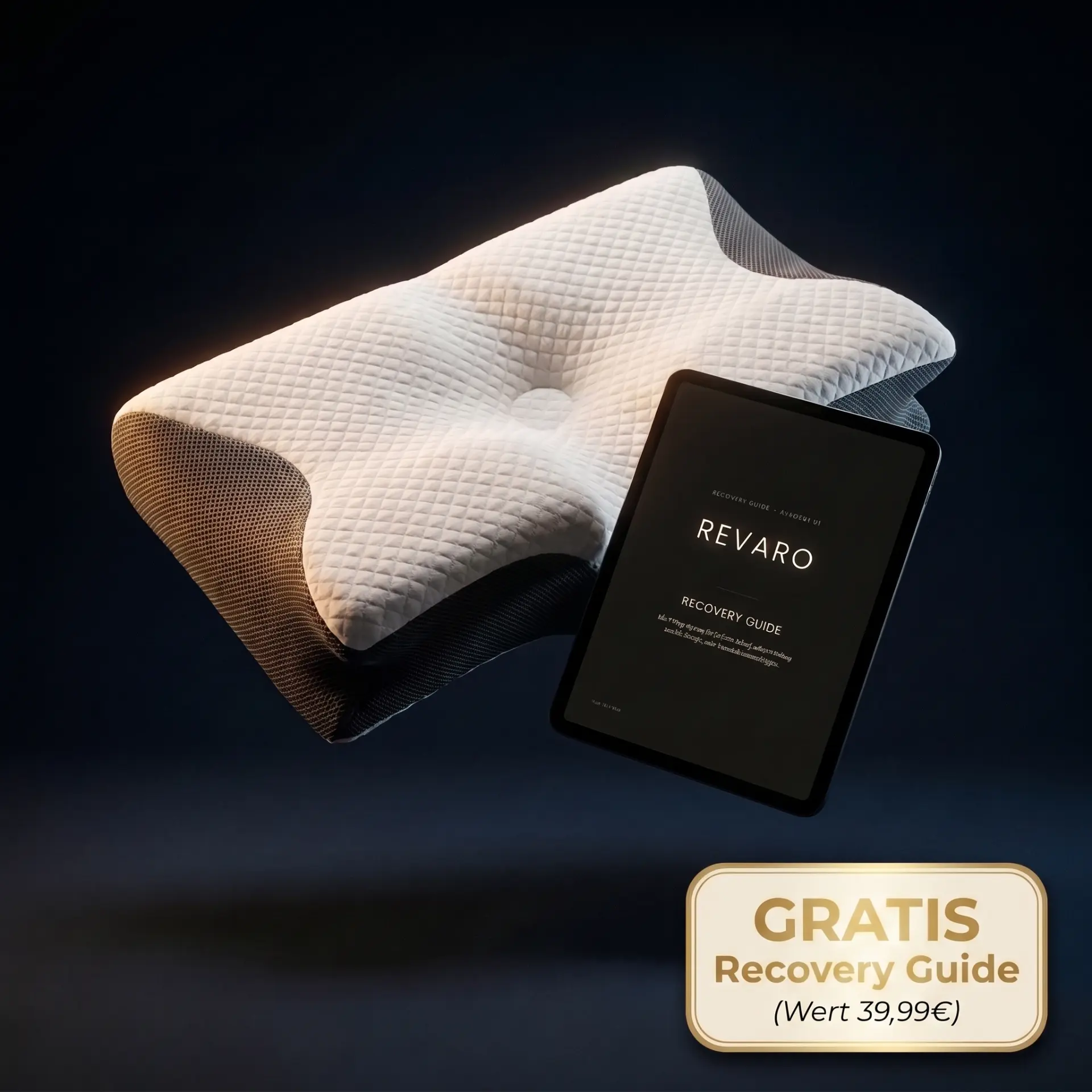 Revaro Recovery Bundle: ergonomisches Recovery Pillow mit Recovery Guide für 89,99 € statt 129,99 €